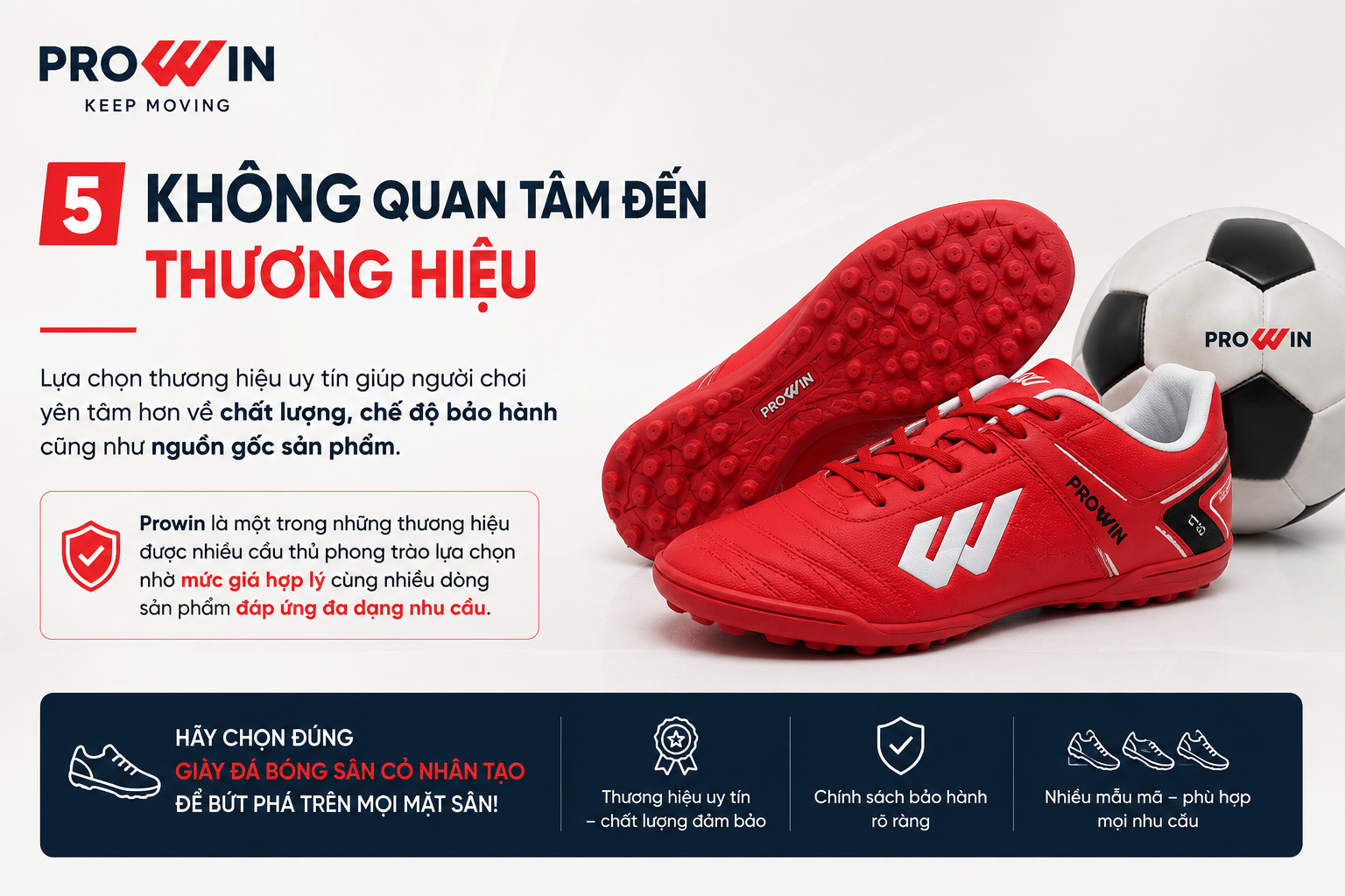 5 SAI LẦM KHI MUA GIÀY ĐÁ BÓNG SÂN CỎ NHÂN TẠO KHIẾN BẠN NHANH HỎNG GIÀY 4 5 prowin