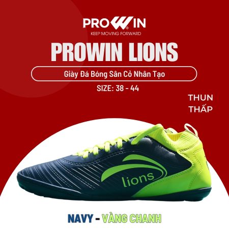 Giày Đá Bóng Sân Cỏ Nhân Tạo Lions Thun Thấp 2