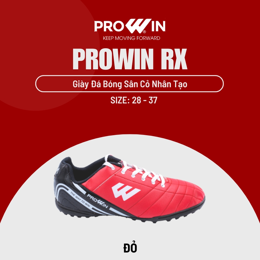 Giày đá bóng trẻ em sân cỏ nhân tạo Prowin RX bảo vệ chân tối đa