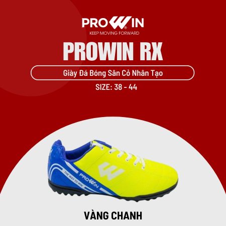 Giày Đá Bóng Sân Cỏ Nhân Tạo Prowin RX Khâu Đế 100% Chính Hãng 3