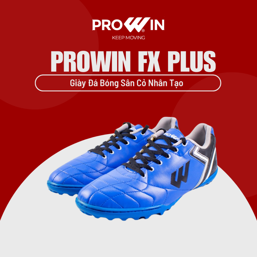 Giày đá bóng sân cỏ nhân tạo Prowin FXPLUS siêu êm chính hãng