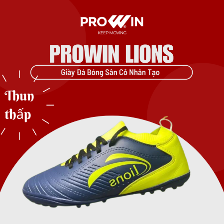 Giày đá bóng sân cỏ nhân tạo Prowin Lion thun thấp 1