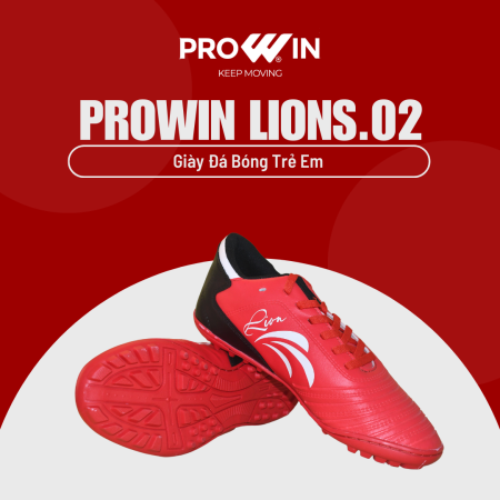 Giày đá bóng trẻ em sân cỏ nhân tạo Prowin Lions 02 êm chân chính hãng 1