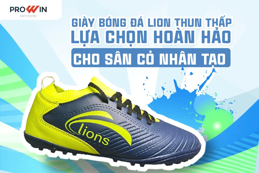 Giày đá bóng Lions Thun Thấp – Lựa chọn hoàn hảo cho sân cỏ nhân tạo