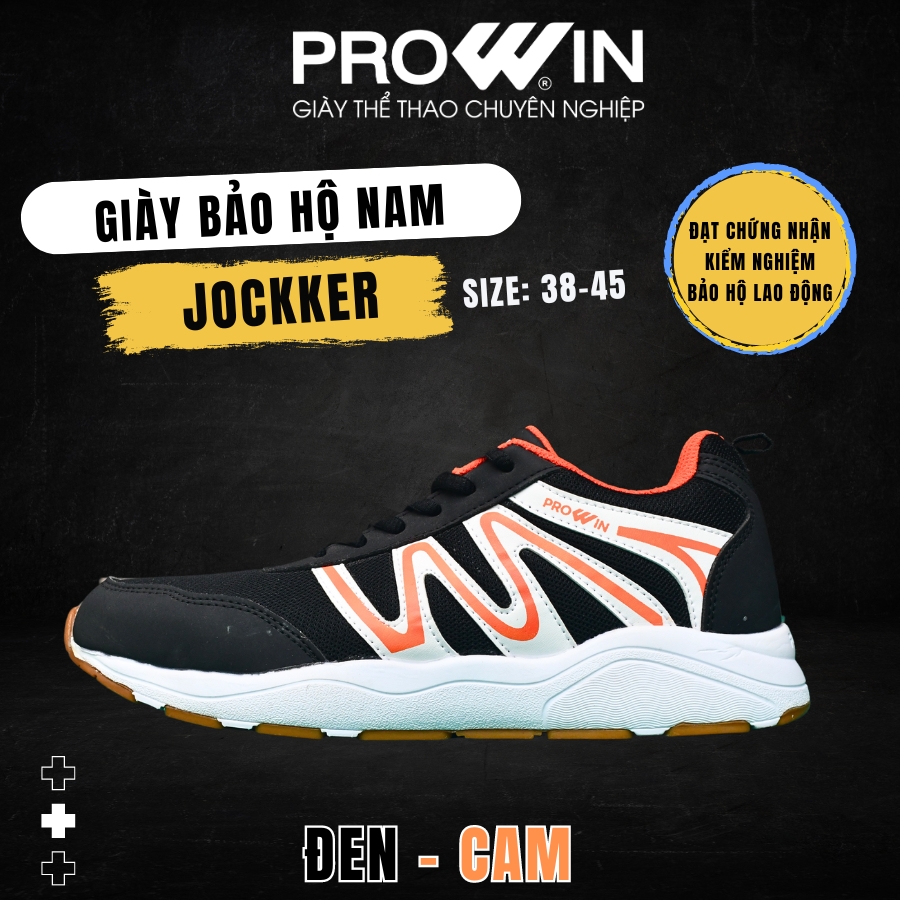 Giày bảo hộ lao động nam cao cấp siêu nhẹ Prowin Jockker