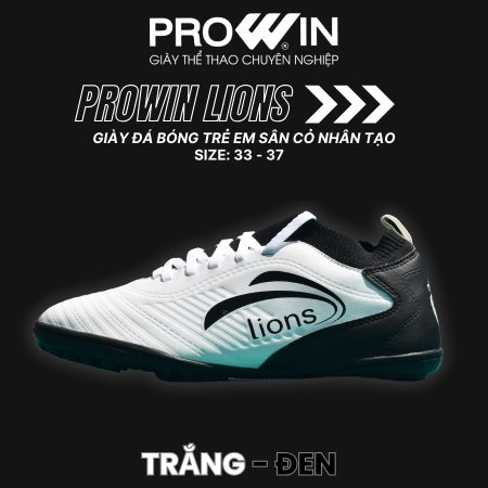 Giày Đá Bóng Trẻ Em Sân Cỏ Nhân Tạo Lions Thun Thấp 4