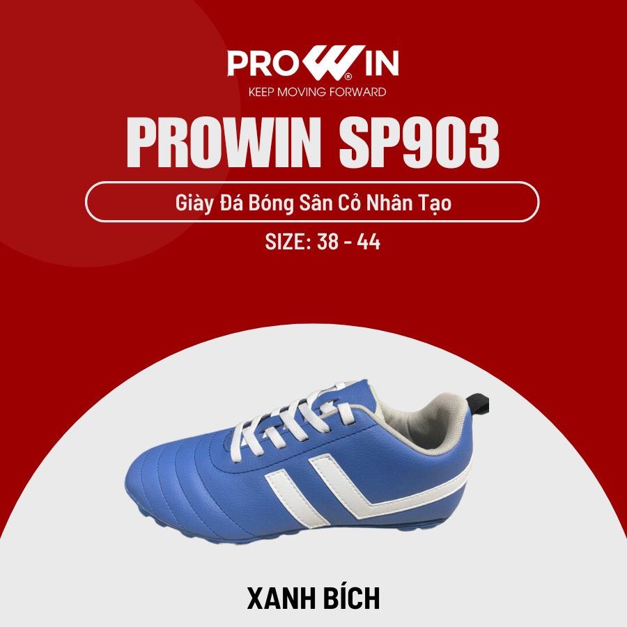 Giày đá bóng sân cỏ nhân tạo Prowin SP903 Khâu đế 100%