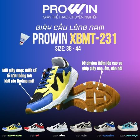 Giày cầu lông nam XProwin XBMT-231 êm chân chính hãng 7