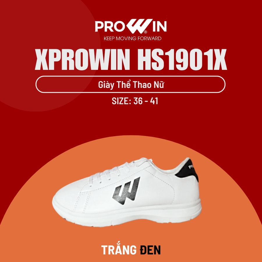Giày thể thao nữ màu trắng sneaker XProwin HS1901X chính hãng