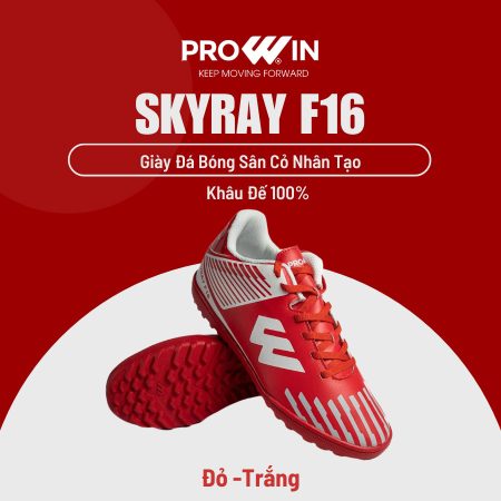 Giày đá bóng sân cỏ nhân tạo Prowin Skyray F16 chính hãng khâu đế 100% 1