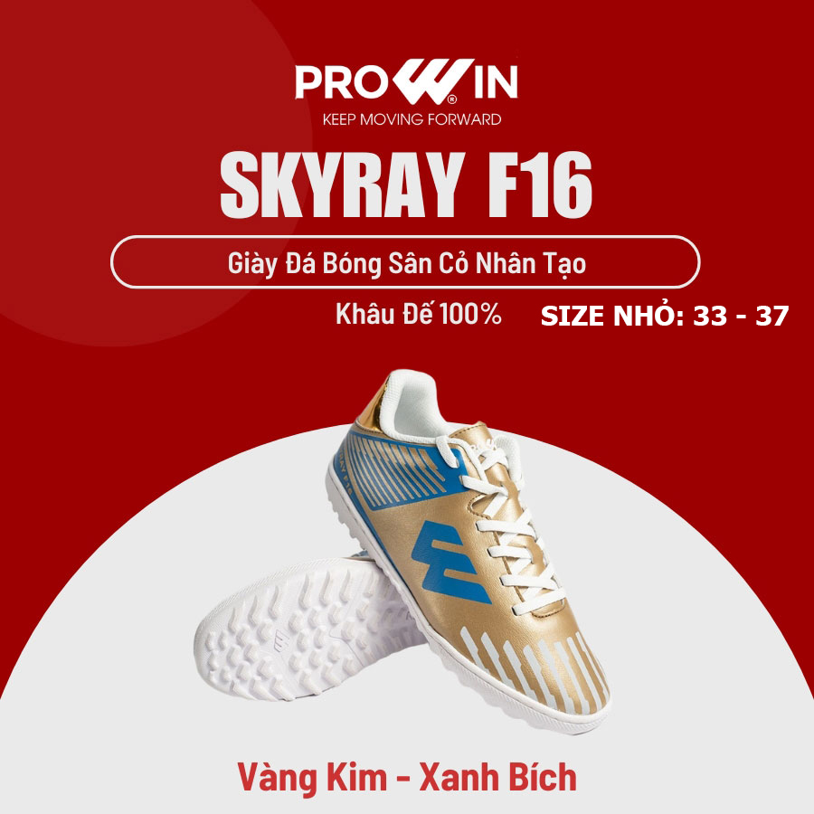 Giày Đá Bóng Trẻ Em Sân Cỏ Nhân Tạo Prowin Skyray F16