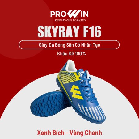 Giày đá bóng sân cỏ nhân tạo Prowin Skyray F16 chính hãng khâu đế 100% 5