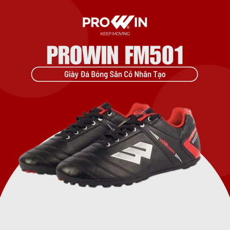 Giày đá bóng trẻ em sân cỏ nhân tạo Prowin FM501 êm chân chính hãng2