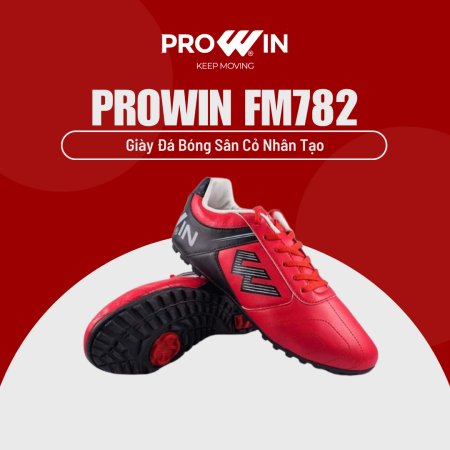 Giày Đá Bóng Sân Cỏ Nhân Tạo Prowin FM782 Khâu Đế 100% 2