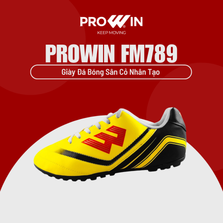 Giày đá bóng sân cỏ nhân tạo Prowin FM789 100% khâu đế 1