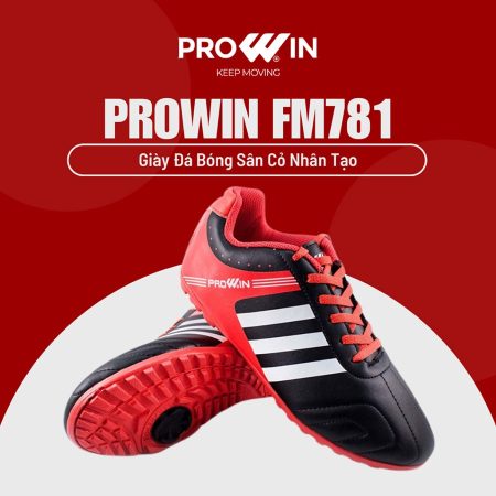 Giày đá bóng sân cỏ nhân tạo Prowin FM781 Khâu đế 100% 4