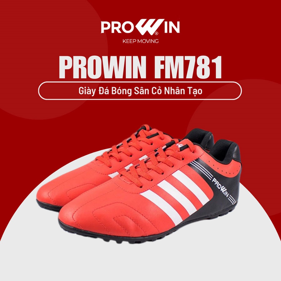 Giày đá bóng trẻ em sân cỏ nhân tạo Prowin FM781 Chính Hãng