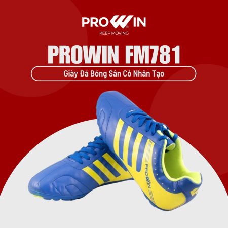 Giày đá bóng sân cỏ nhân tạo Prowin FM781 Khâu đế 100% 2